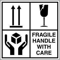 fragile handle with care 샘플