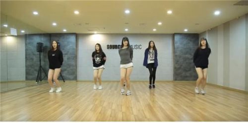 여자친구 유리구슬 안무